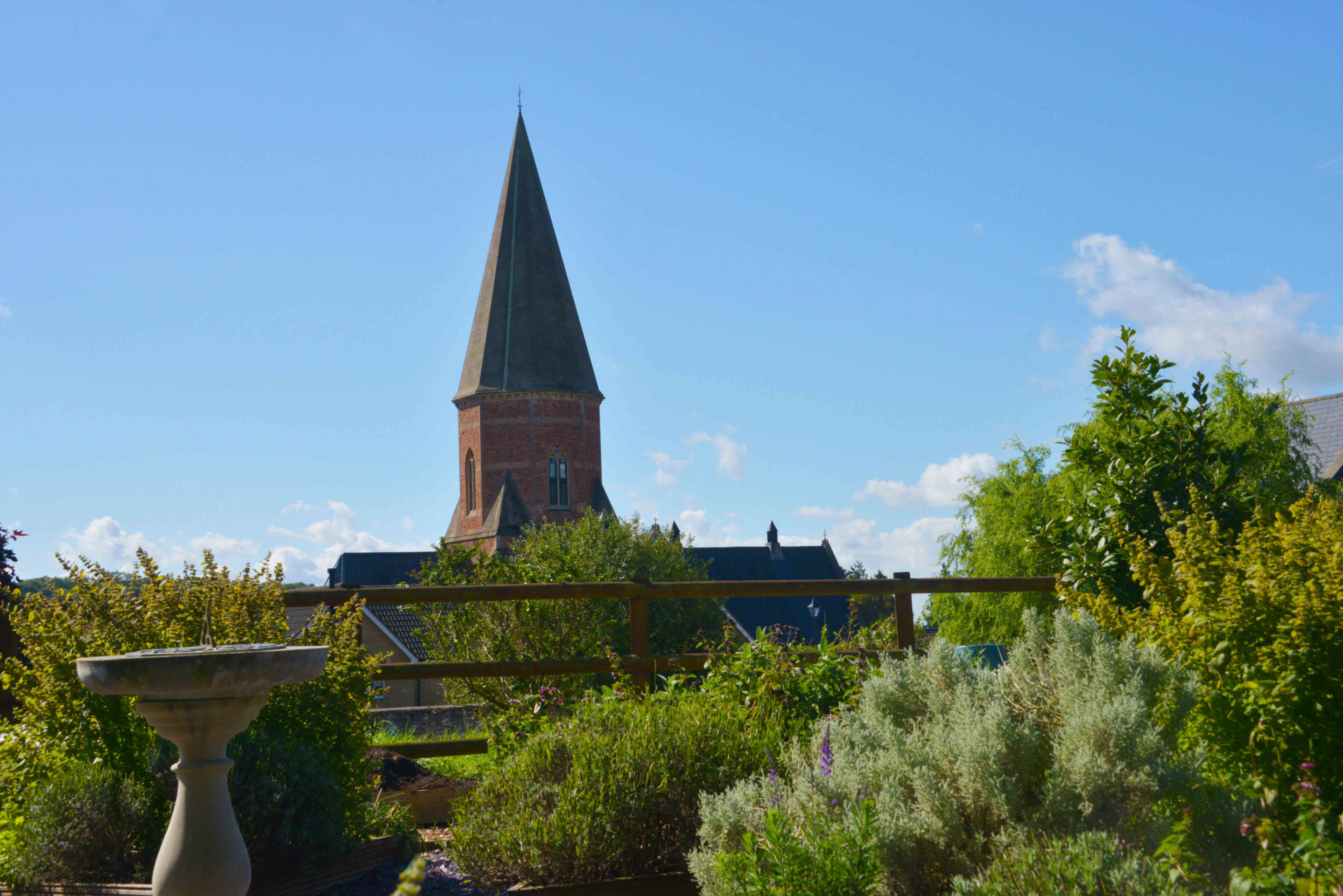View from Heads Up Somerset, a Mental Health and Well-being charity in Wells, Somerset