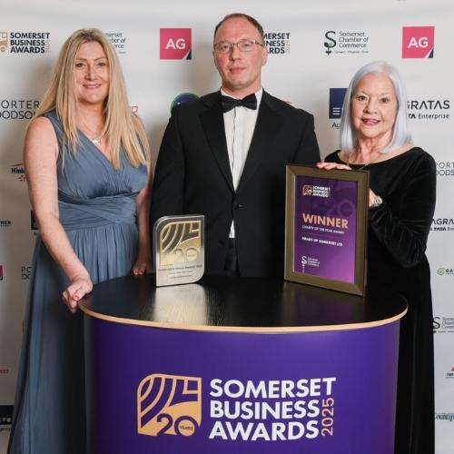 Somerset Business Awards 2025 - Best Charity Award for Heads Up Somerset