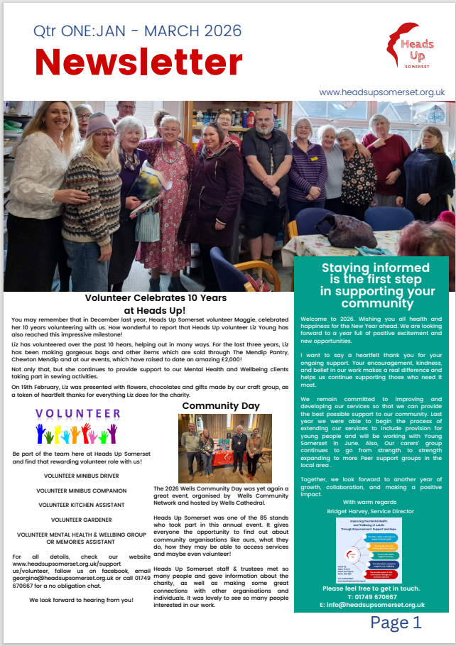 Winter 2026 newsletter page 1