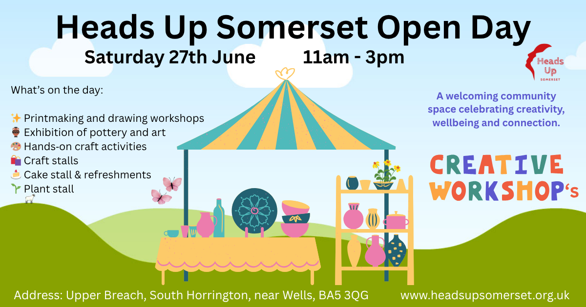 Heads Up Somerset Open Day Poster